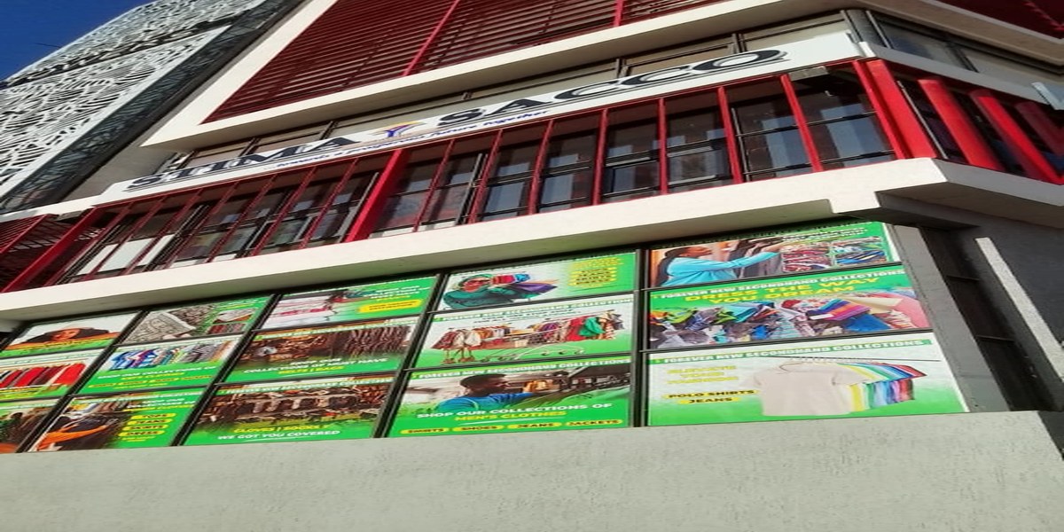 Before installation of lightbox backlit signage in Kenya