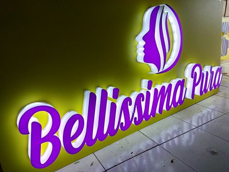 3d illuminated lettering signs